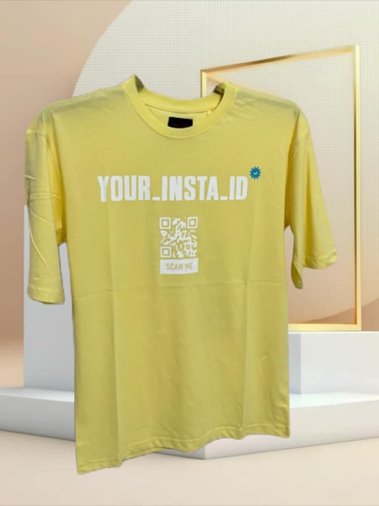Premium Break Rules Printed Light Yellow Color Drop Shoulder T-Shirt For Men (Printed Drop Shoulder T-Shirt For Men)