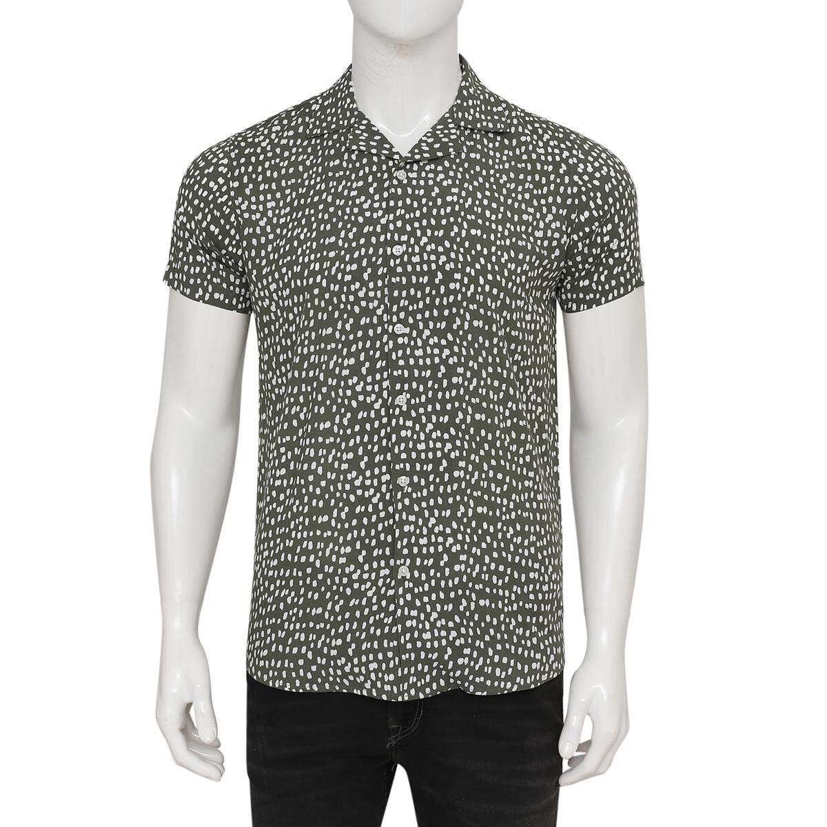 Indian Cotton Multi Color Printed Half Sleeve Shirt For Men Collection By Fine Tex Clothing