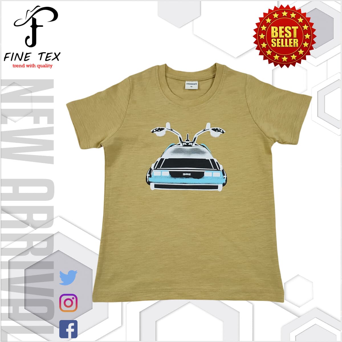 Premium Fabric Pure Cotton Soft & Comfortable Export Quality Half Sleeve T-Shirt For Baby Boys