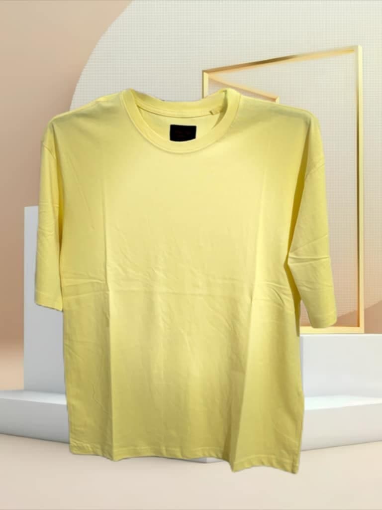 Premium Solid Color Drop Shoulder T-Shirt For Men (Drop Shoulder T-Shirt For Men)