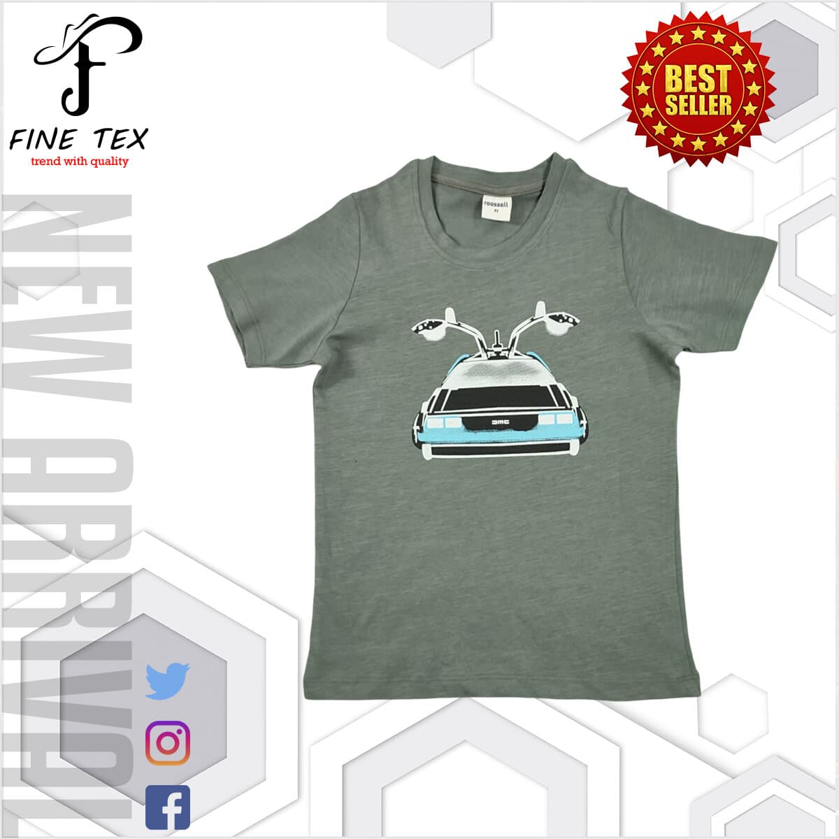 Premium Fabric Pure Cotton Soft & Comfortable Export Quality Half Sleeve T-Shirt For Baby Boys