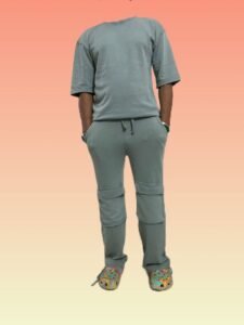 Premium Authentic healthy acid wash fabric Baggy Cargo Pant And T-Shirt Full Set For Men